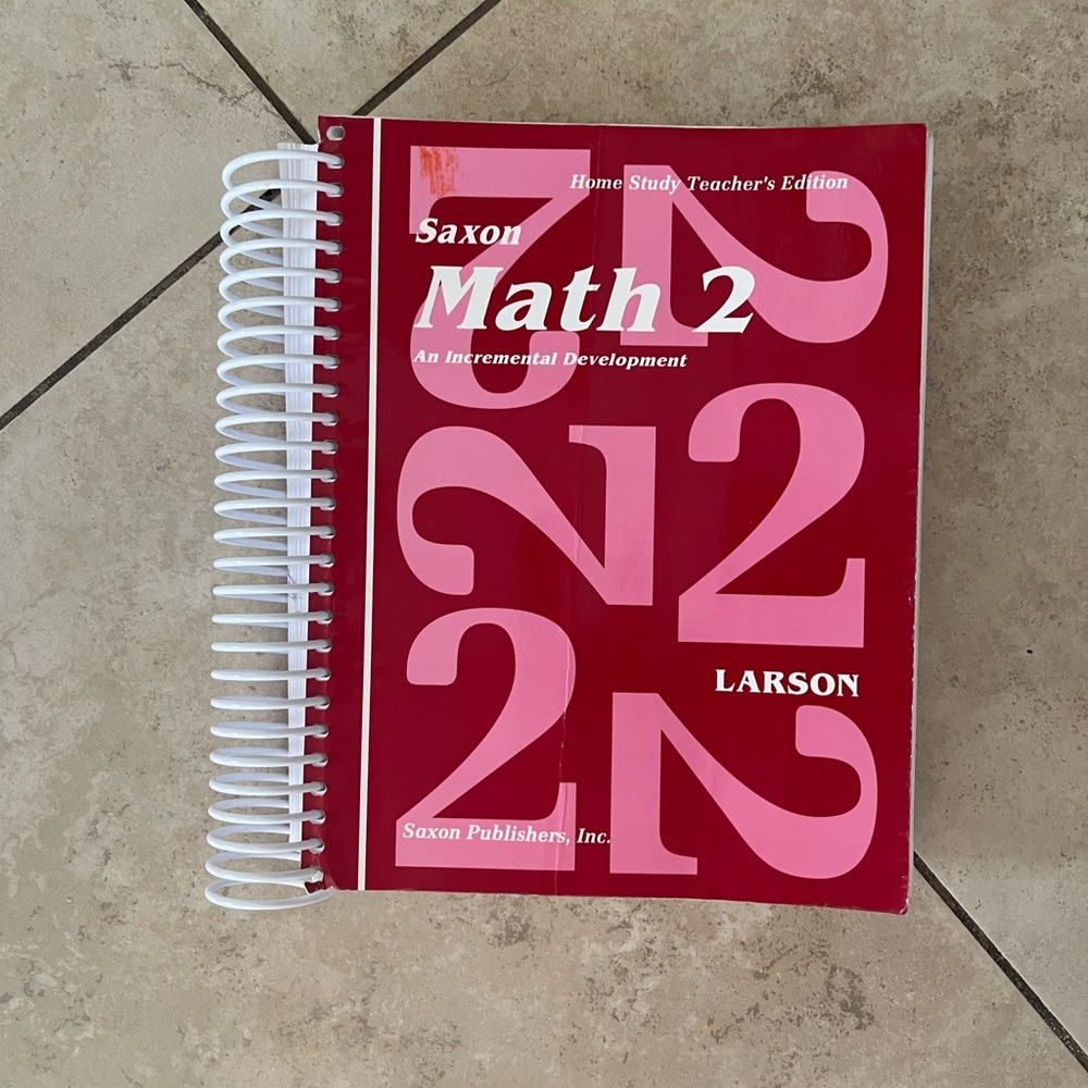 Saxon Math 2 Teacher's Edition - Red